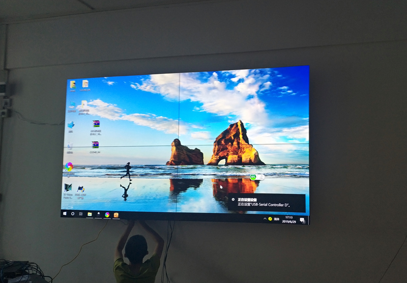 0.88mm拼接屏物理拼縫，0.88液晶拼接屏物理展示